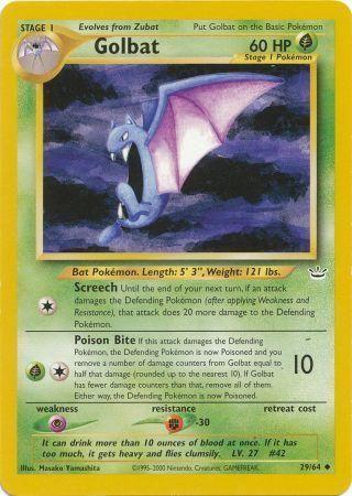 Golbat 29/64 - Neo Revelation Unlimited