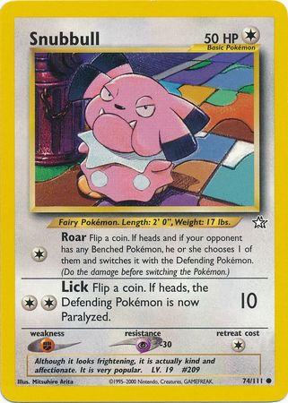 Snubbull 74/111 - Neo Genesis Unlimited