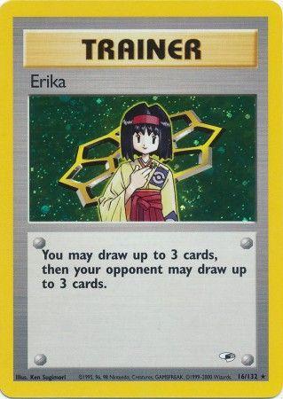 Erika (16) 16/132 - Gym Heroes Unlimited Holofoil
