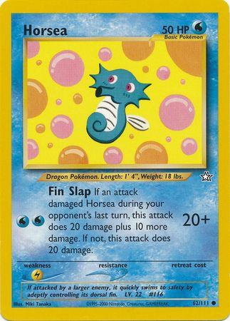 Horsea 62/111 - Neo Genesis Unlimited