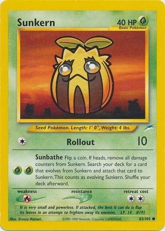 Sunkern 83/105 - Neo Destiny Unlimited