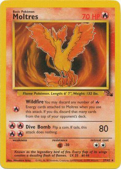 Moltres (27) 27/62 - Fossil Unlimited