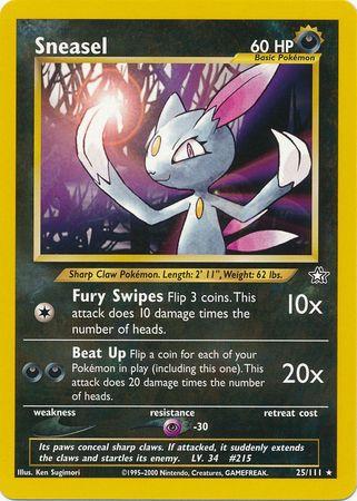 Sneasel 25/111 - Neo Genesis Unlimited