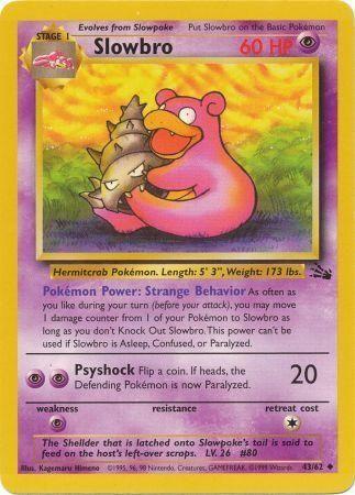 Slowbro 43/62 - Fossil Unlimited