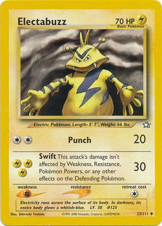 Electabuzz 33/111 - Neo Genesis Unlimited