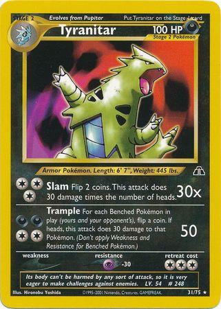 Tyranitar (31) 31/75 - Neo Discovery Unlimited