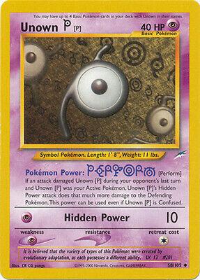 Unown [P] 58/105 - Neo Destiny Unlimited