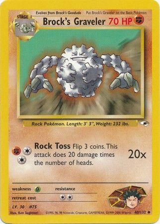 Brock's Graveler 40/132 - Gym Heroes Unlimited