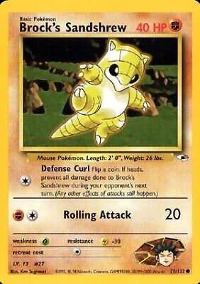 Brock's Sandshrew (71) 71/132 - Gym Heroes Unlimited