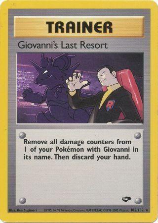 Giovanni's Last Resort 105/132 - Gym Challenge Unlimited