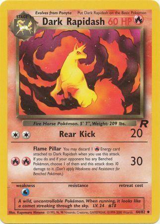 Dark Rapidash 44/82 - Team Rocket Unlimited