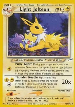 Light Jolteon 48/105 - Neo Destiny Unlimited
