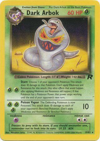 Dark Arbok (19) 19/82 - Team Rocket Unlimited