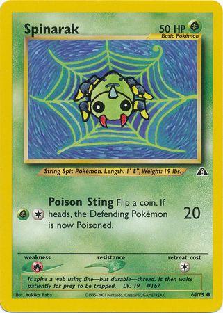 Spinarak 64/75 - Neo Discovery Unlimited