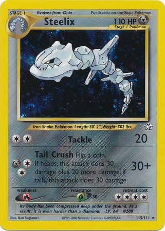 Steelix 15/111 - Neo Genesis Unlimited Holofoil