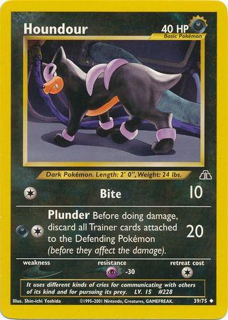 Houndour (39) 39/75 - Neo Discovery Unlimited
