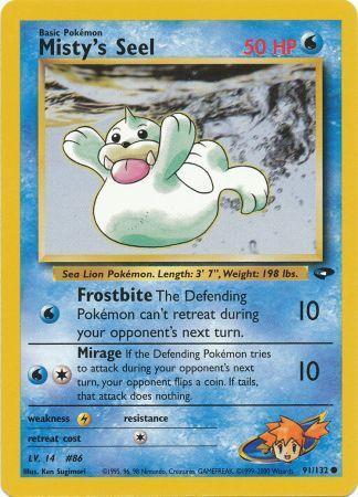 Misty's Seel 91/132 - Gym Challenge Unlimited