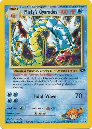 Misty's Gyarados 13/132 - Gym Challenge Unlimited Holofoil