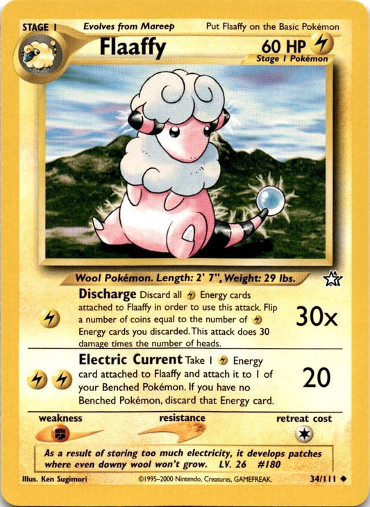 Flaaffy 34/111 - Neo Genesis Unlimited