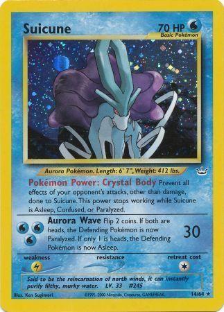 Suicune (14) 14/64 - Neo Revelation Unlimited Holofoil