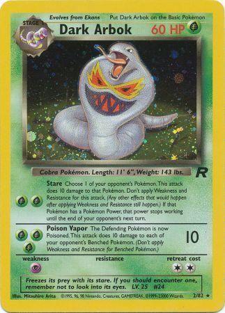Dark Arbok (2) 2/82 - Team Rocket Unlimited Holofoil