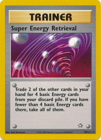 Super Energy Retrieval 89/111 - Neo Genesis Unlimited