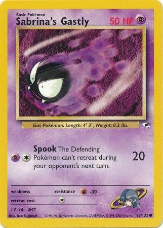 Sabrina's Gastly 93/132 - Gym Heroes Unlimited