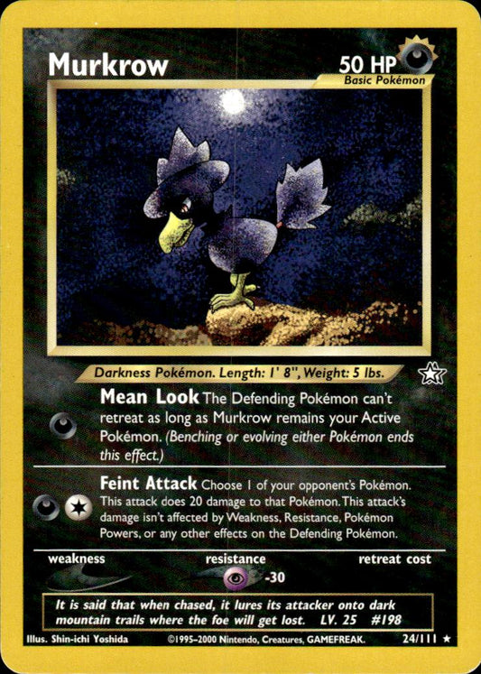 Murkrow 24/111 - Neo Genesis Unlimited