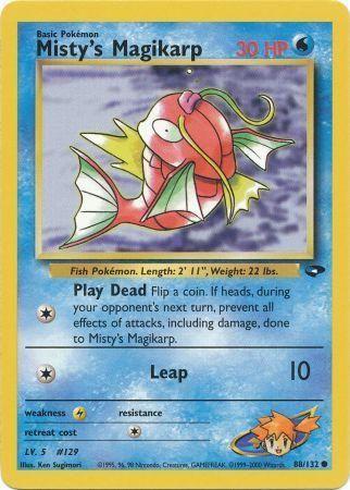 Misty's Magikarp 88/132 - Gym Challenge Unlimited