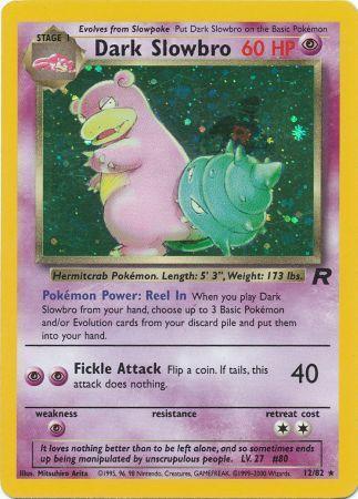 Dark Slowbro (12) 12/82 - Team Rocket Unlimited Holofoil