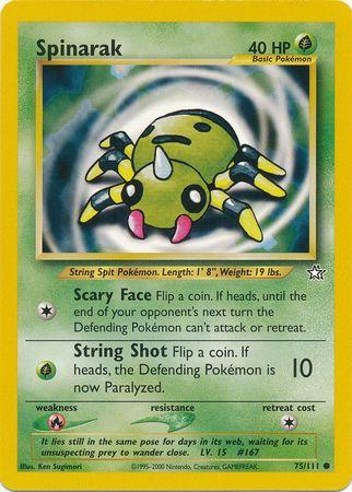 Spinarak 75/111 - Neo Genesis Unlimited