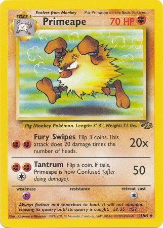 Primeape 43/64 - Jungle Unlimited