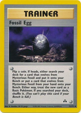 Fossil Egg 72/75 - Neo Discovery Unlimited