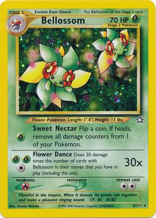 Bellossom 3/111 - Neo Genesis Unlimited Holofoil