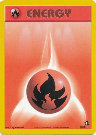 Fire Energy 107/111 - Neo Genesis Unlimited