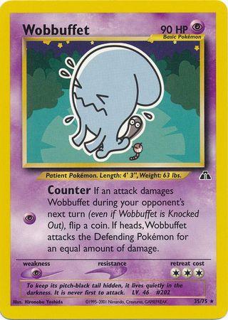 Wobbuffet (35) 35/75 - Neo Discovery Unlimited