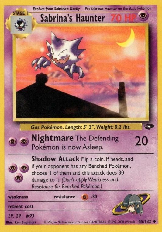 Sabrina's Haunter 55/132 - Gym Challenge Unlimited