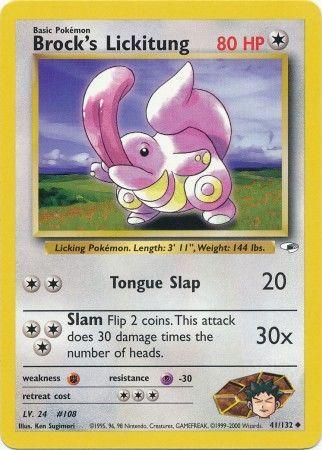 Brock's Lickitung 41/132 - Gym Heroes Unlimited