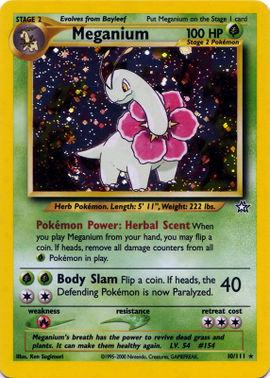 Meganium (10) 10/111 - Neo Genesis Unlimited Holofoil