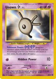 Unown [K] 58/64 - Neo Revelation Unlimited