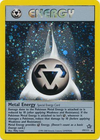 Metal Energy 19/111 - Neo Genesis Unlimited Holofoil