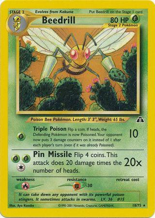 Beedrill 18/75 - Neo Discovery Unlimited