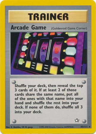 Arcade Game (Goldenrod Game Corner) 83/111 - Neo Genesis Unlimited