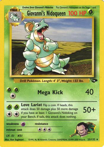 Giovanni's Nidoqueen 23/132 - Gym Challenge Unlimited