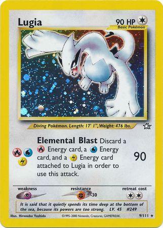 Lugia 9/111 - Neo Genesis Unlimited Holofoil