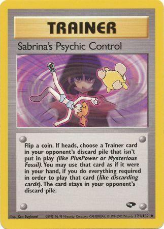 Sabrina's Psychic Control 121/132 - Gym Challenge Unlimited