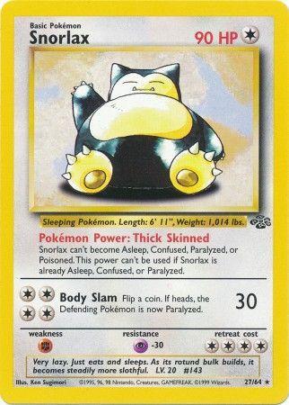 Snorlax (27) 27/64 - Jungle Unlimited