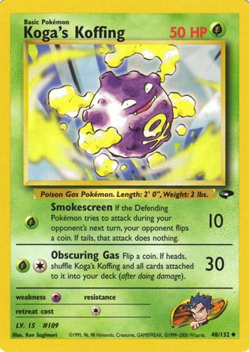 Koga's Koffing (48) 48/132 - Gym Challenge Unlimited
