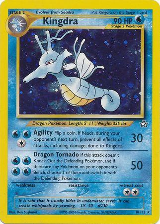 Kingdra 8/111 - Neo Genesis Unlimited Holofoil