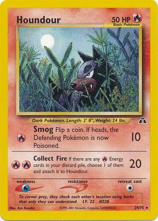 Houndour (24) 24/75 - Neo Discovery Unlimited